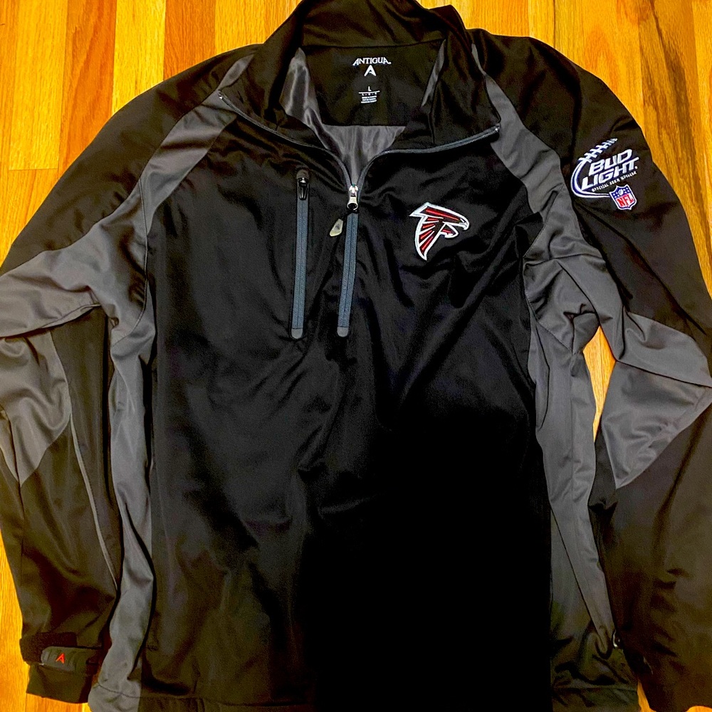 Atlanta Falcon Quarter Zip Bud Light jacket